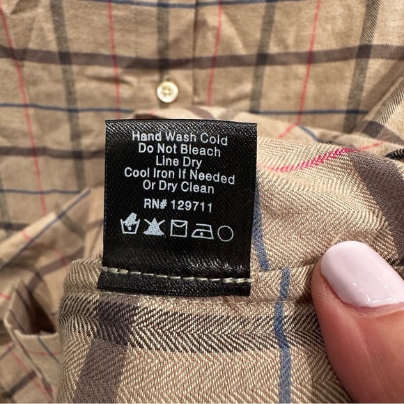 Jenni Kayne Womens Lightweight Flannel Plaid Button-Up Shirt Minimalist Luxury - Picture 5 of 9